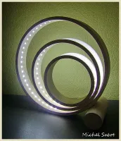 Lampe en érable Ø 300x50x10 mm